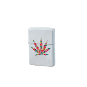 Zippo Floral Weed Design