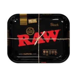 Plateau Raw Black Tray Large