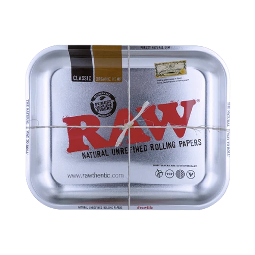 Plateau Raw Silver Tray Large