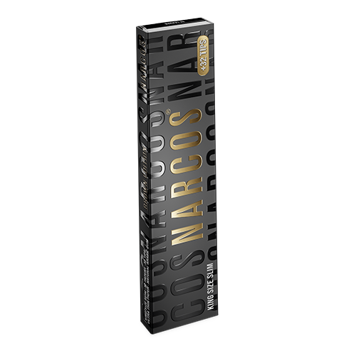 Feuilles à Rouler Narcos Brown Edition King Size Slim + Tips