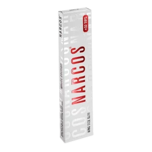 Narcos White Edition King Size Slim + Tips
