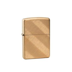 Zippo Diagonal Weave Brass