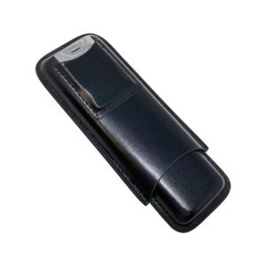 Étui à cigares en cuir Noir