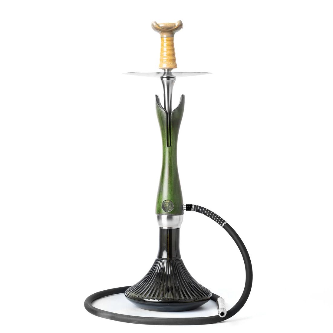 COCOYAYA Wood Pro Hookah - Silver Black – Image 2