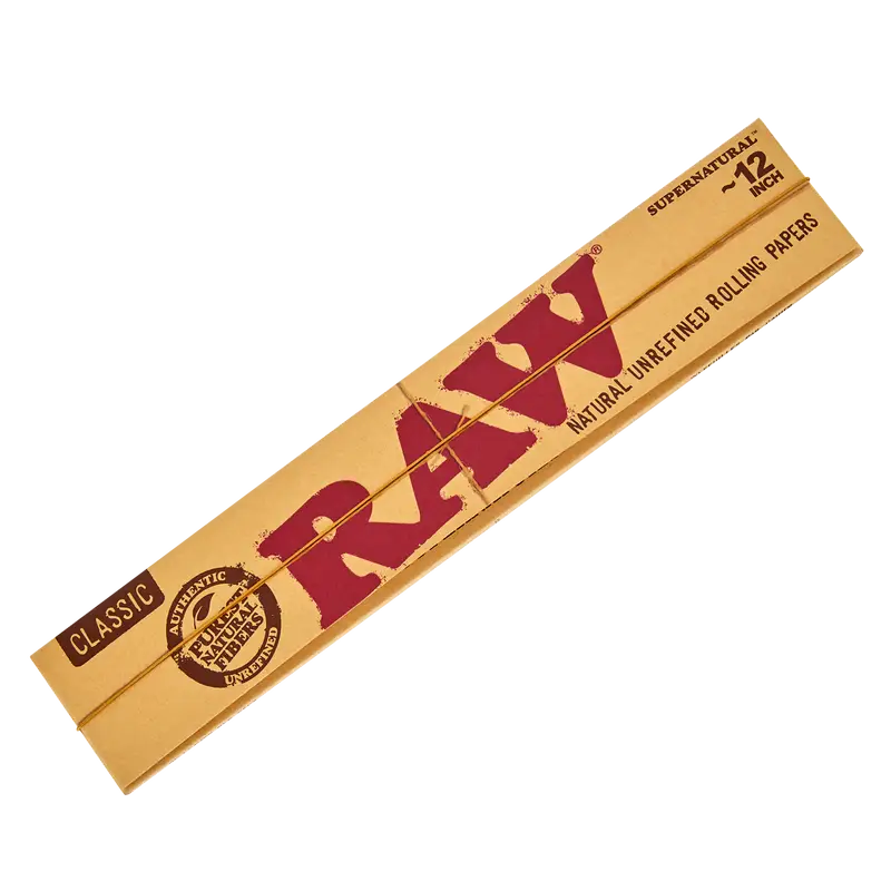 RAW Super Natural Rolling Papers 12 in