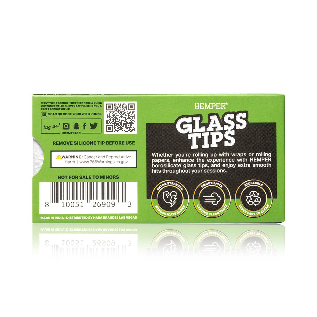 HEMPER - Glass Filter Tips 10mm | 5 Pack – Image 4
