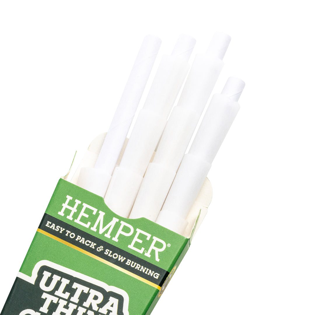 Ultra Thin 10 Pre-Rolled Cones French White Paper – Image 2