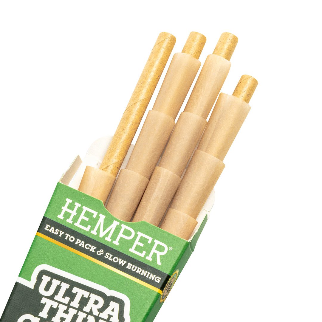 Ultra Thin 10 Pre-Rolled Cones French Brown Paper – Image 2