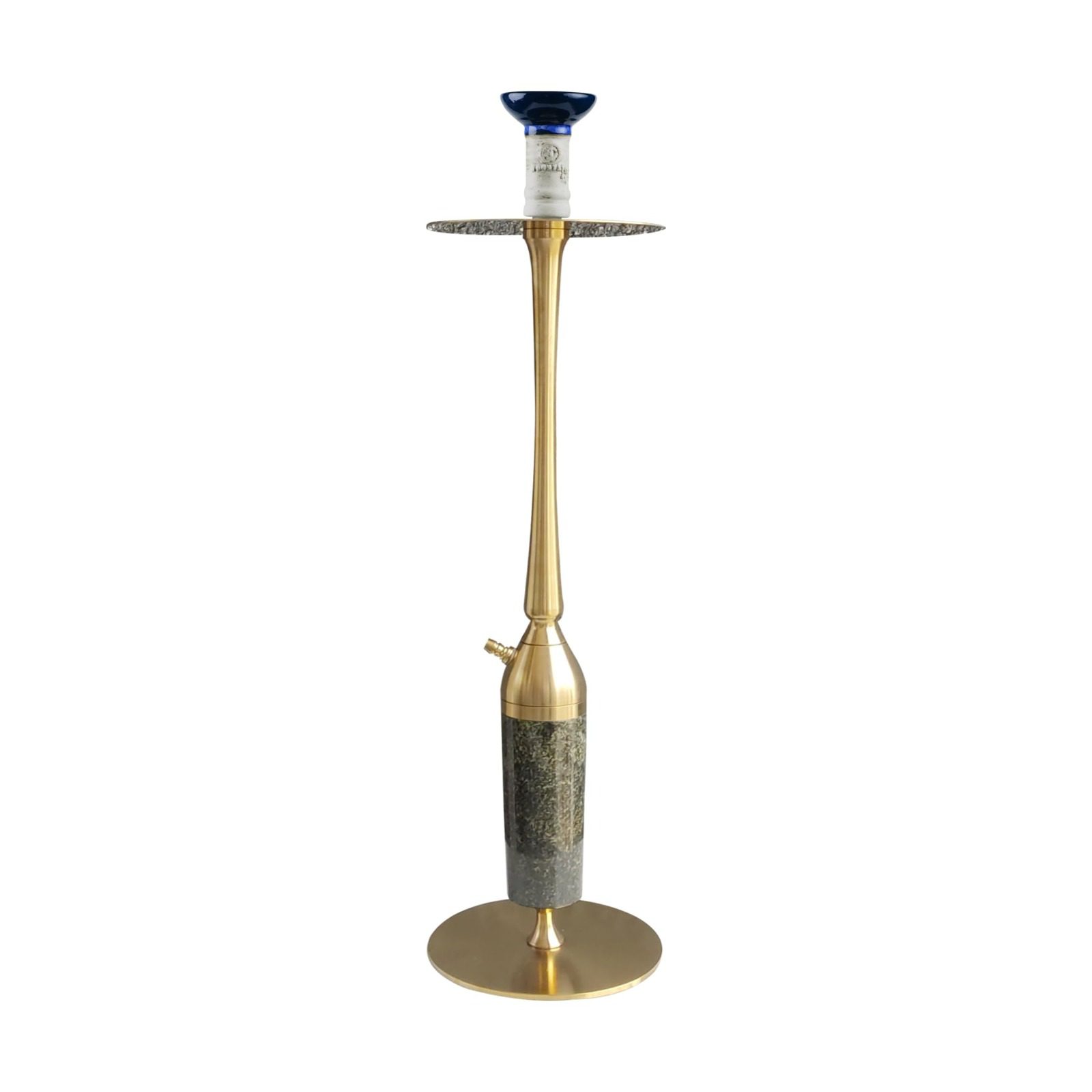 COCOYAYA Sterling Marble Hookah (Green Golden)