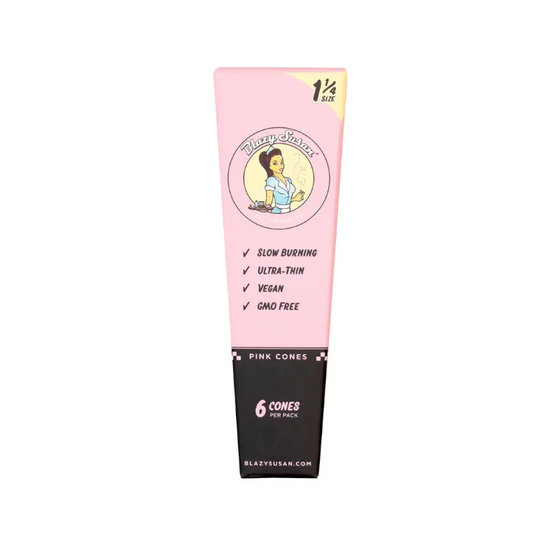 Blazy Susan 6 Pink Cones  ¼