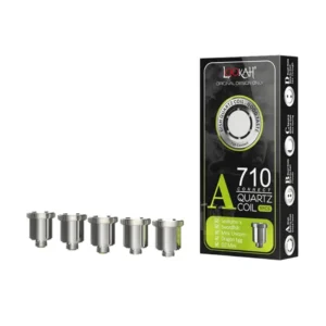 Lookah Dual Hole Quartz Coil – Good Taste Green A
